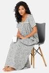 Naiduhall Cotton Full Length Nightdress - Sky Blue — thumbnail 5